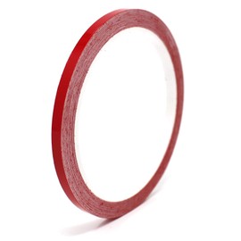 Finest Folia 10 Meter (0,79/Meter) Zierstreifen Auto Motorrad Boot Modellbau Farbauswahl - Finest Folia Dekorstreifen Seitenstreifen Klebestreifen (Rot Glanz, 4mm Breite)