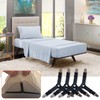 Bed Sheet Clips, 4 Pack Bed Sheet Holder Straps, Elastic