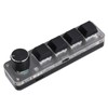 One Handed Mechanical Keyboard 4 Key with Adjustable RGB DIY