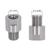 Lathe Headstock Spindle Adapter 1inx8TPI Male 3/4inx16TPI Female Thread Alloy