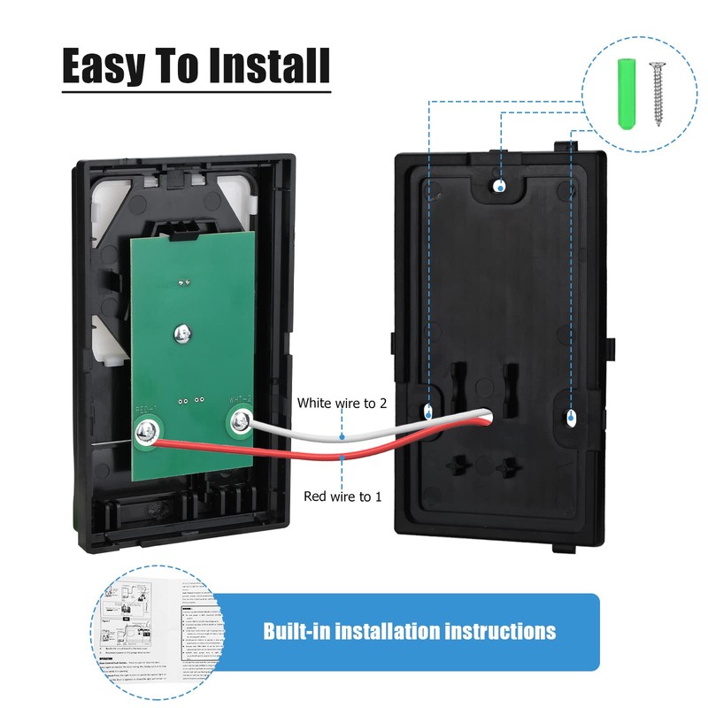 Garage Door Wall Button, Upgrade Garage Door Keypad Control Panel