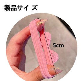 Colorful Girls Hair Rubber for Kids, Set of 12, Ribbon, Flowers, Tangle-Free, Cute, Kindergarten, Painless