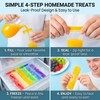 100PCS RAINFLOW Disposable Popsicles Molds Bags - Freezer Ice Pop