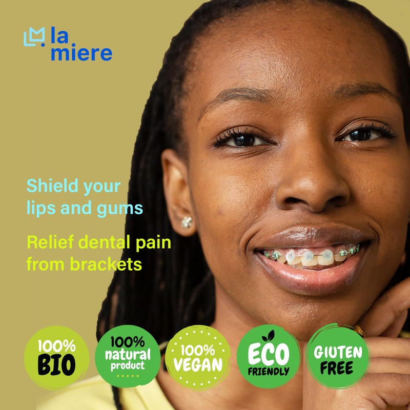 LA MIERE 2 Boxes Pre-Cut Food Grade Dental Wax Orthodontic