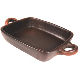 Ancient Cookware Pomairewre Clay Rectangular Roasting Pan, 2.5 Quarts