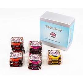 Dolci di Maria | Chocolate Raspberry Blondie Brownie Gift Pack | Gluten & Dairy Free Snack | 1 Pack of 12 Brownies, 3.0 ounce each
