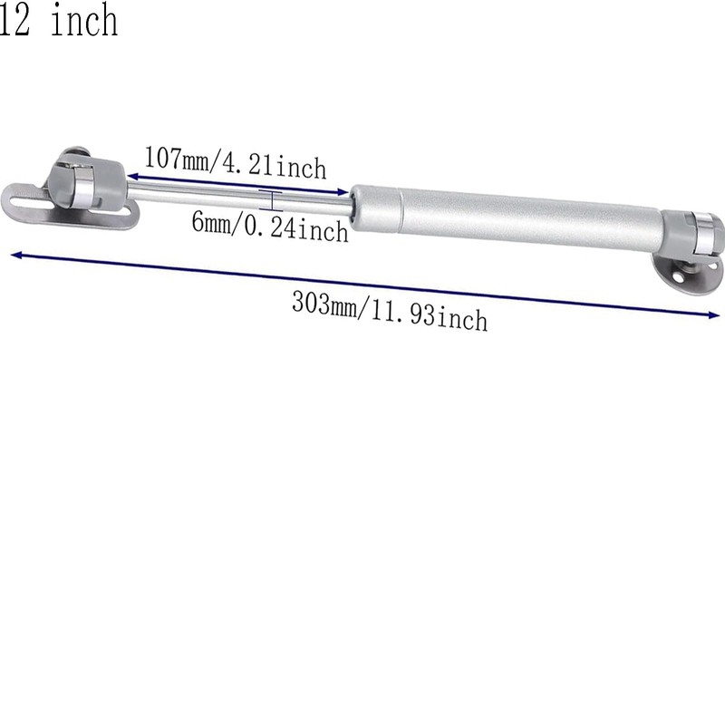 12" Length Gas Strut, 20N/4.4 lb Hydraulic Air Prop Lift