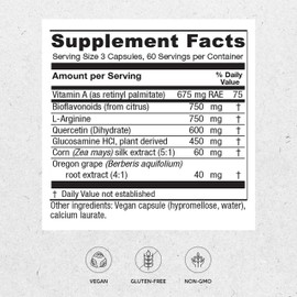 Vitanica Vitanica Bladder Ease - Herbal Supplement for Bladder Health - Bladder Supplement with Vitamin A, Bioflavonoids & Quercetin - Vegan Supplement for Women & Men - Consumer Line - 180 Capsules