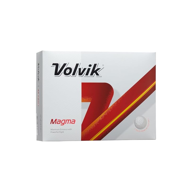 Volvik Magma Golf Balls (One Dozen) (White)
