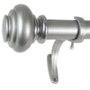 Decopolitan 1-Inch Urn Single Window Treatment Rod Set, 72 to