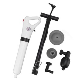 Electric Toilet Plunger, Pneumatic Drain Dredger Manual Dredging Tool for Bathroom Plumbing Washing Basin