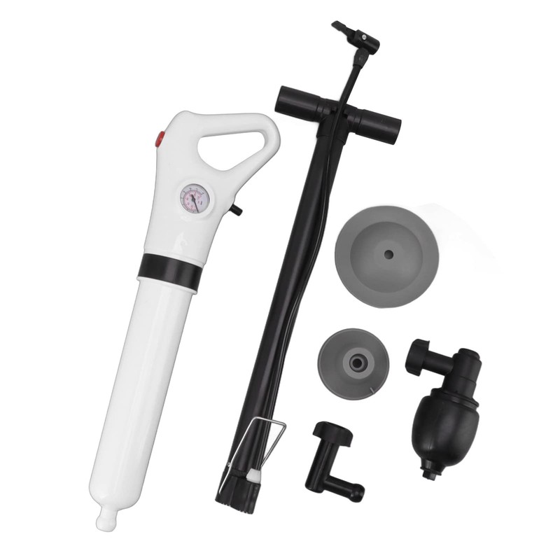 Electric Toilet Plunger, Pneumatic Drain Dredger Manual Dredging Tool for