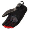 REV'IT! Men's Cavern Adventure Touring Motorcycle Gloves (Grey/Red - Large)