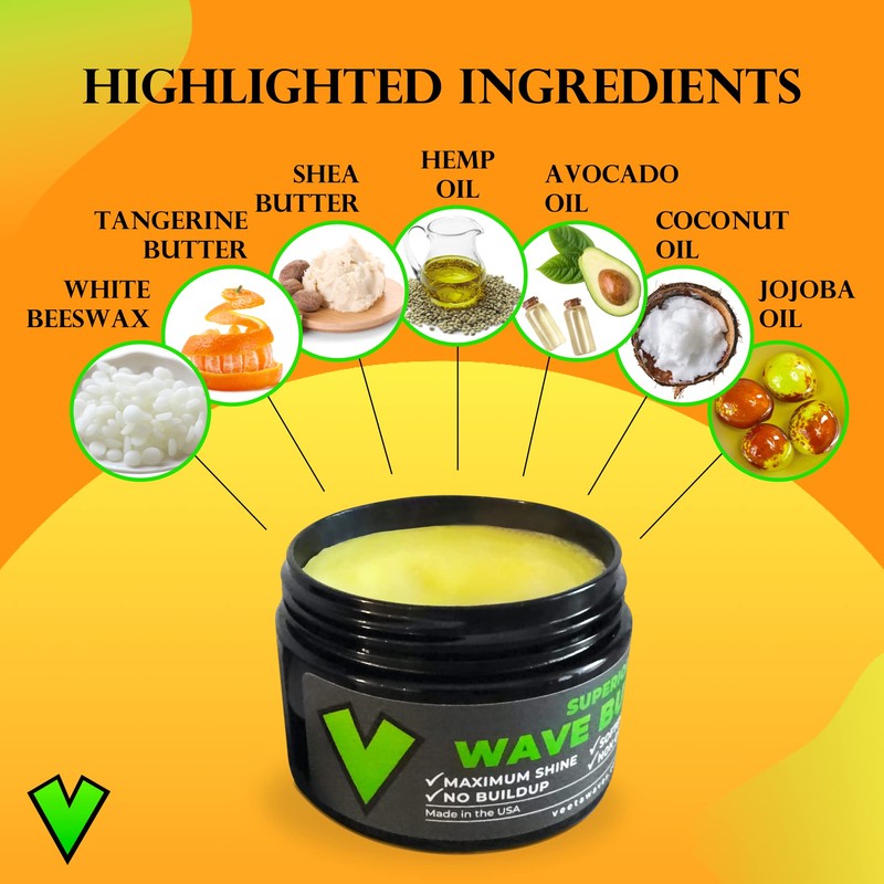 Veeta Superior Wave Grease - Maximum Shine, Non-Greasy Shea &
