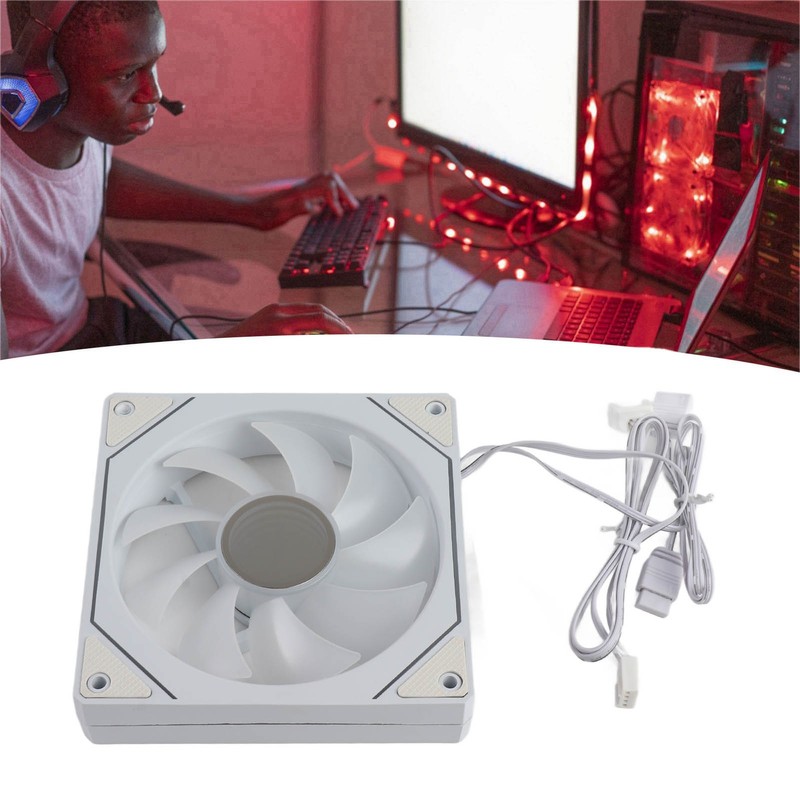120mm ARGB PWM Case Fan 800 to 2000RPM 4pin PWM