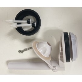 NuFlush Eljer Diplomat Model 4021N 3 Inch Flapper Valve Replacement for Two Piece Toilets