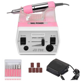 Véfaîî Upgraded Nail Drill Electric Nail File, JD700 Nail Drills for Acrylic Nails Professional 30000RPM Manicure Tools Acrylic Nail Drill for Nail Dip Kit Acrylic Powder Poly Nail Gel B-01
