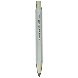 Koh-I-Noor : Mechanical Clutch Pencil Leadholder for 5.6mm Leads 5640 Silver