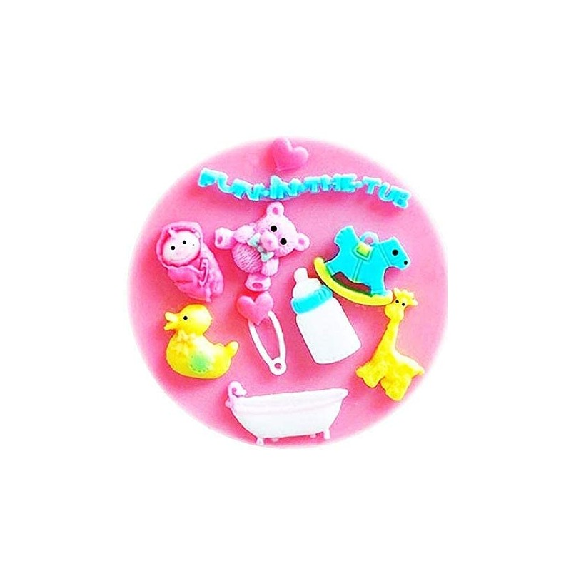 Lovelegis Rocking Horse Giraffe Bathtub Heart Duck Baby Baking Mould