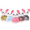 Bably Kids Nail Kitten Children's Manicure Bling Bling Set 5p, sky ping + pink ping + gold bling ping + pink bling ping + five-colored bling ping, 1 piece / 바블리 키즈네일 냥이 어린이매니큐어 블링블링 세트 5p, 하늘핑 + 핑크핑 + 골드블링핑 + 핑크블링핑 + 오색블링핑, 1개