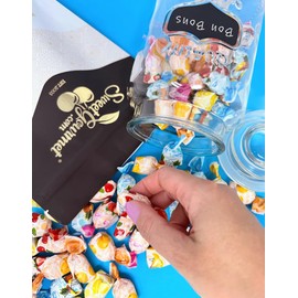 SweetGourmet Fruit Filled Assorted Bon Bon Hard Candy, 5-Pound Bulk Bag, Arcor Premium Wrapped Gluten-Free Candies