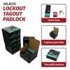 HiLKCO Lockout Tagout Safety Padlock Set Steel Cable Shackle with