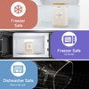 2 Pack large Square Glass Flour and Sugar Containers with