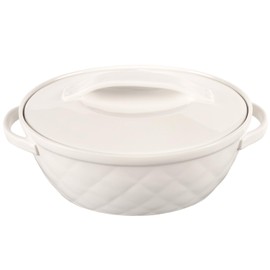 jinsongdafa Oval Casserole Dish 1.9 Qt, French Onion Soup Ceramic Bakeware with Lids, Ceramic Cocotte, Baking Dish with Lids and Handles, Microwave, Dishwasher, Oven Safe