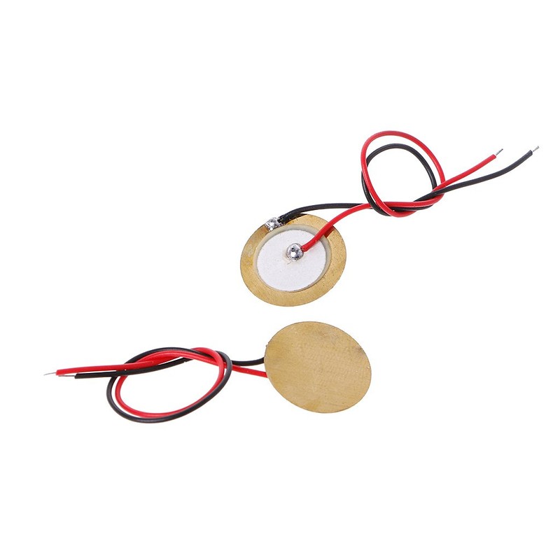 HYROOY 10 x 15mm Piezoelectric Piezo Ceramic Plate for Buzzer