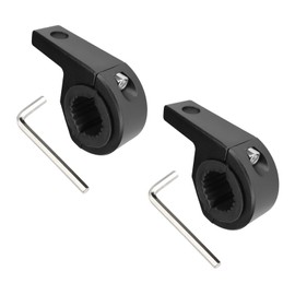 Tobenbone 2PCS Light Bar Mounts, Motorcycle LED Lights Bull Bar Mounting Brackets, 0.75" 1" 1.25" UTV Whip Lights Flag Fog Light Driving Lights Bar Mounting Bracket for Off-Road Motorcycle