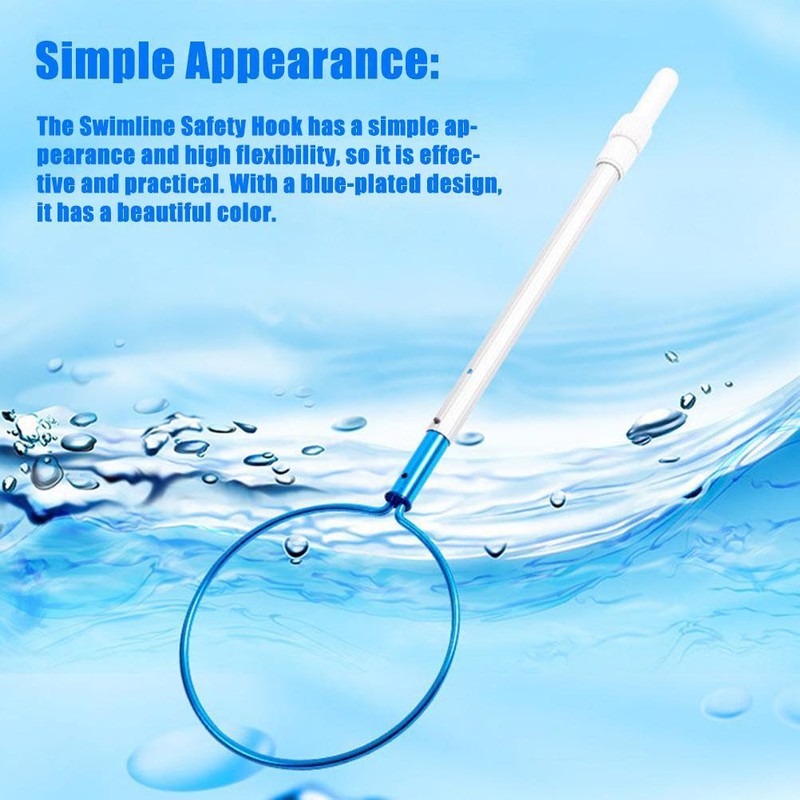 Swimming Pool Safety Hook Life Bar Aluminum Alloy Lifesaving Hook