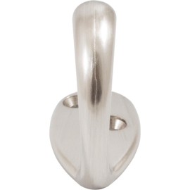 Single Robe Hook, 1-15/16" High, 1-5/8" Projection, Satin Nickel by Stone Harbor Hardware