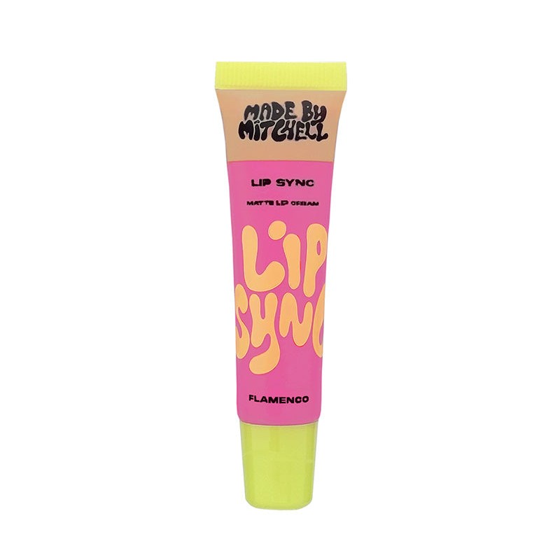 MADE BY MITCHELL LIP SYNC MATTE LIP CREAM - FLAMENCO,