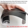 LANZMYAN Car Door Sill Protector,4D Carbon Fiber Anti-Scratch Cover Strips,Universal