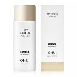 OHUI 오휘 데이쉴드 퍼펙트 선 블랙 80ml / 대용량 데일리 선크림 OHUI Dayshield Perfect Sun Black 80ml / Large Capacity Daily Sun Cream