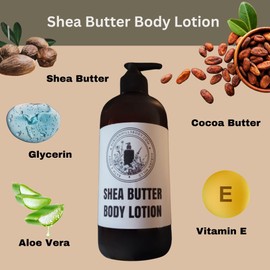 Auburn Hills Caribbean Coconut Scented Shea Butter Body Lotion, 32 Oz (2 Pack)