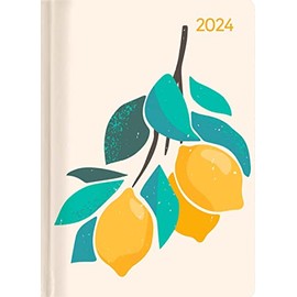 Mini Book Calendar Style Fruits 2024 - Pocket Calendar A6 - Jungle - Day By Day - 352 Pages - Note Book - Alpha Edition