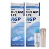 Dream Eye 드림아이 하드렌즈용액 350ml X 2개 (뽁뽁이+하드렌즈케이스) Dream Eye Hard Lens Solution 350ml x 2 (with Pouch and Hard Lens Case)