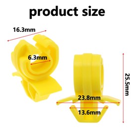 Pack of 10 Bonnet Clips - Replacement for Opel Astra K Corsa D Corsa E, Vectra C Signum - Compatible with 13249044/1180938 - Bonnet Rod Holder