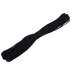 ANKROYU 2mm 1 Strand Core Paracord Heavy Duty Multi Purpose Rope for Camping Hiking Survival Outdoor Gear Black 15M 31M 100M Length Options (31)
