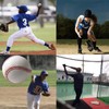 MEOTDEOY Baseball Catchball Soft Baseball White Leather Training Ball Softball