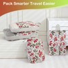 Compression Packing Cubes,4 Pcs Travel Packing Cubes Set,Lumobrilla Travel Organisers