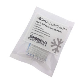 EC360® Aluminium 4-Pack VGA RAM Cooler (18/14 x 14 x 6 mm)
