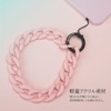 Case & Me Amelie Wrist Strap with Carabiner, Lightweight, Chain,