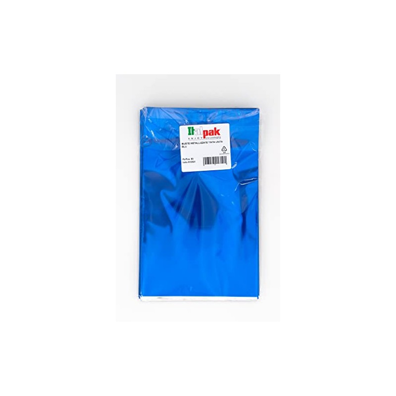 Italpak x007006203500 Metallic Envelopes – Plain Lucide, Blue
