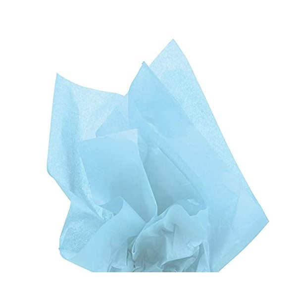 JAM PAPER Tissue Paper - Baby Blue - 10 Sheets/Pack
