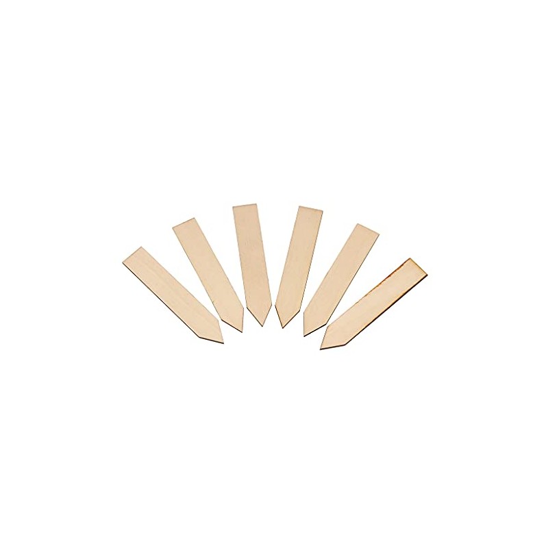 Gardman 10063 Wooden Plant Labels 4" 25pk, Brown