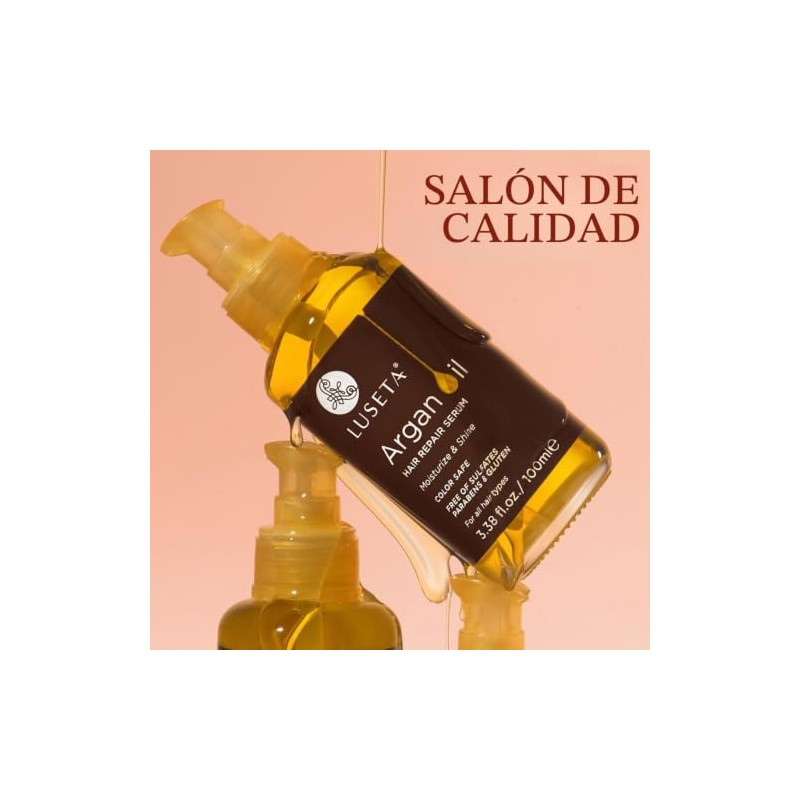 Luseta Beauty Argan Oil, 3.9 Ounce