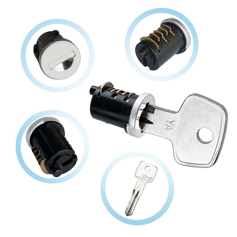 KeyPower 2 Pack Lock Cores for Yakima Car Rack System