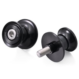 Daytona 61539 Rear Swing Arm Spool Bike Stand Nylon Grip Black 2 Pack